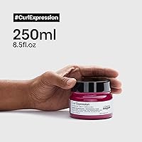 Vista 5 de L'Oréal Professionnel Paris Curl Expression Mask - Moisturizes and Pre-Detangles For Curly and Coily Hair Types, Adds Shine, Paraben-Free