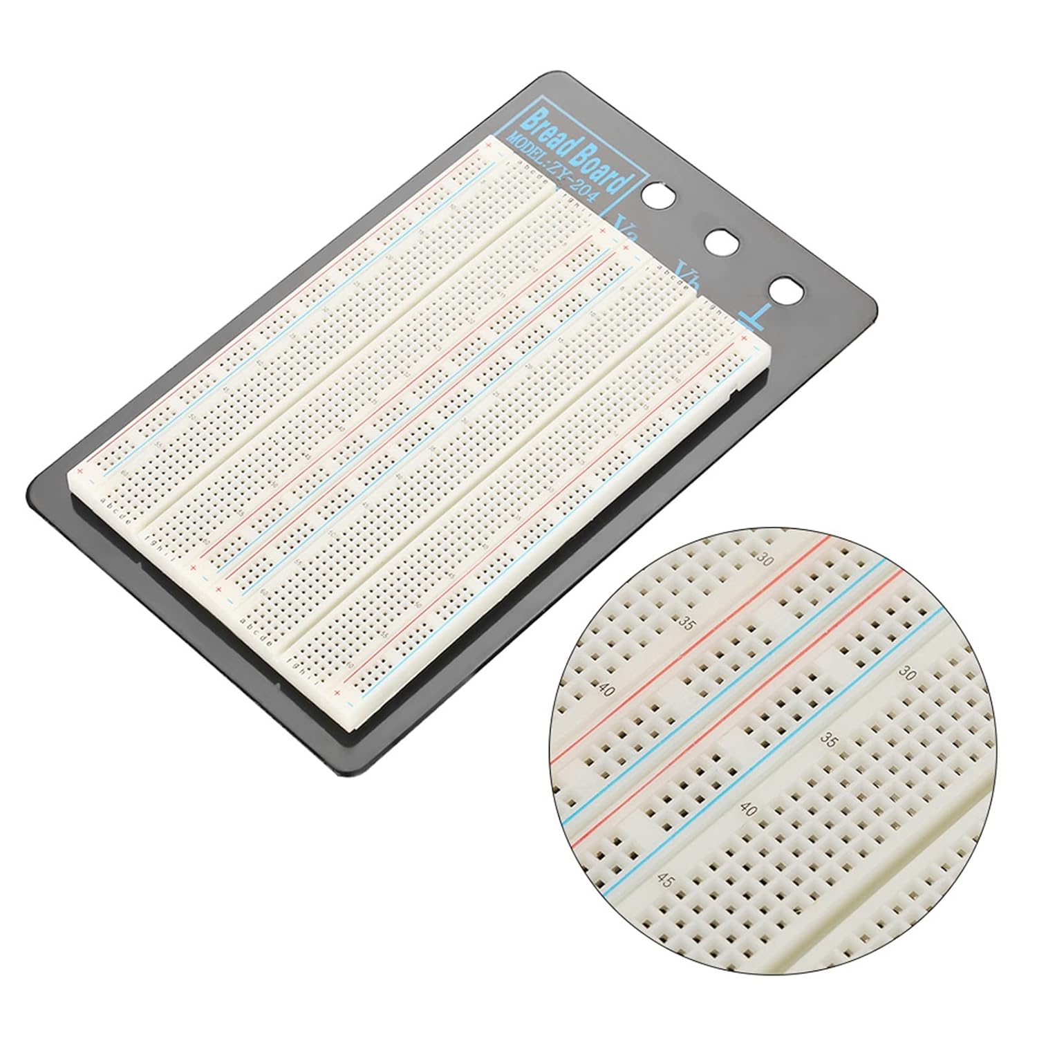 1660 Points Holes Plug in Breadboard Test Bed Solder Circuit Test
