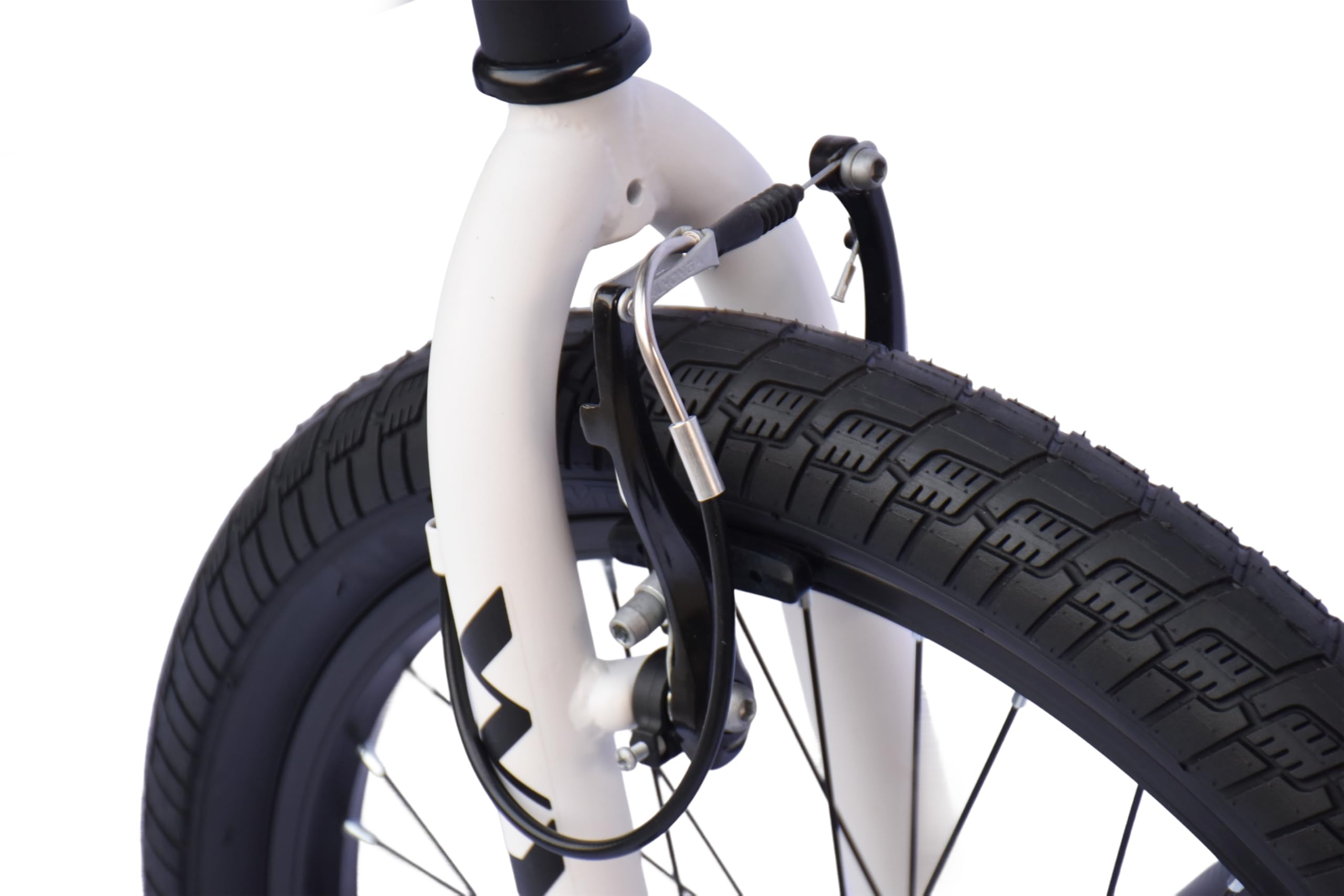 WYNN BMX Freestyle 20 Zoll XX1.0 schwarz-weiß/rot Rahmenhöhe 28 cm Kinder Erwachsene V-Brake