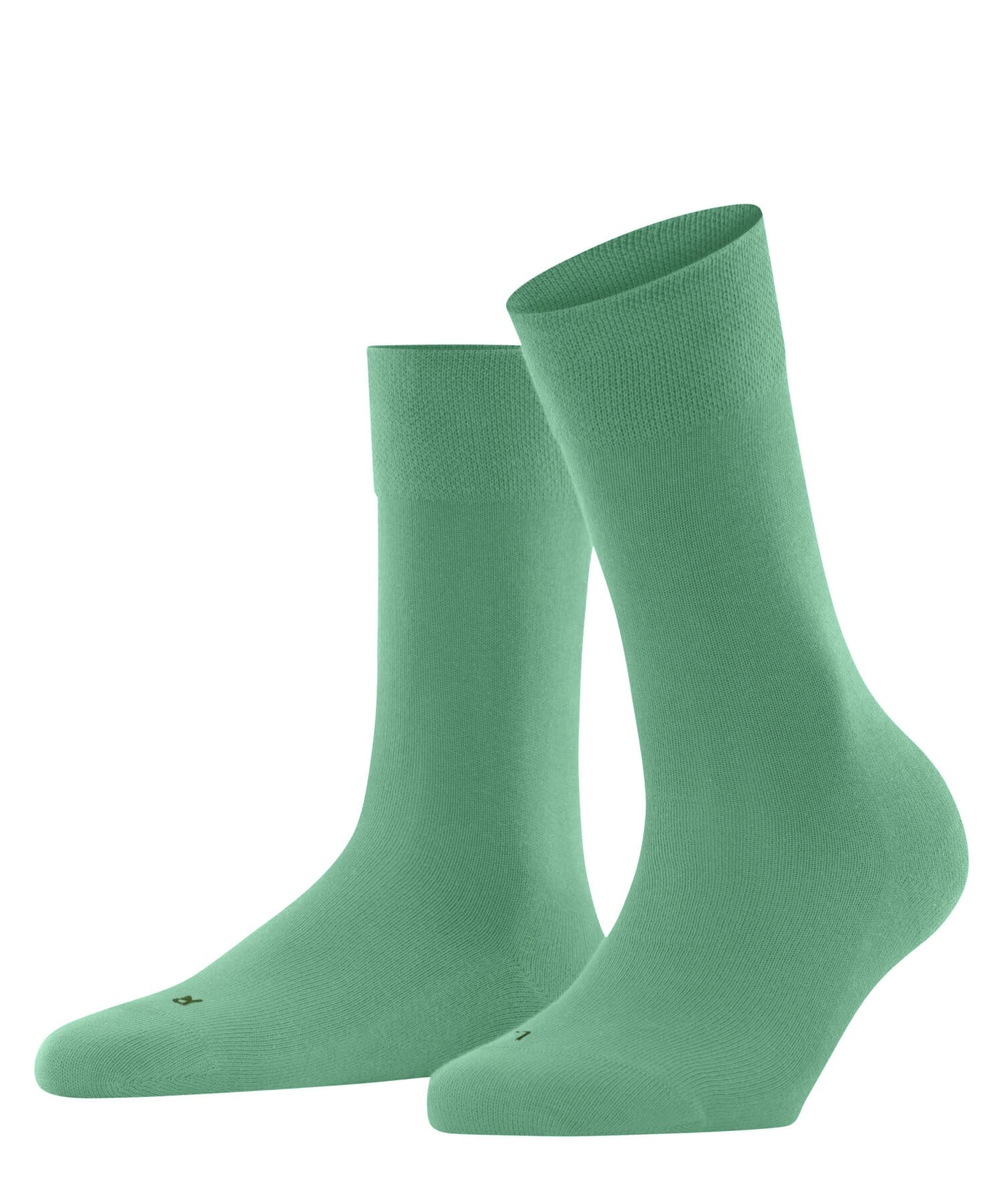 FALKE Women's Sensitive London W So Cotton With Soft Tops 1 Pair Socks, Turquoise Oceangreen 7506, 5.5-8