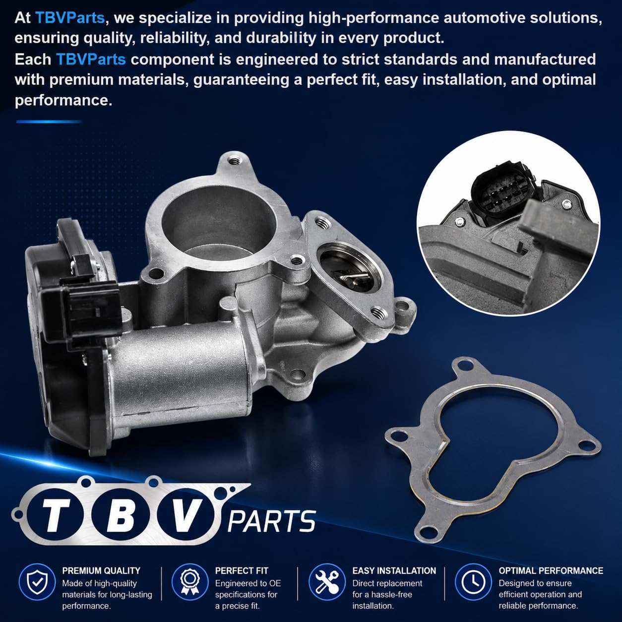 Válvula EGR 2.0 TDI 03G131501B 03G131501J 03G131501Q 03G131501R Válvula AGR compatible con A4 (B7) 2.0 A6 2.0 TDI BLB, BRE, BRD, BNA, BRF, BVA, BVF, BVG
