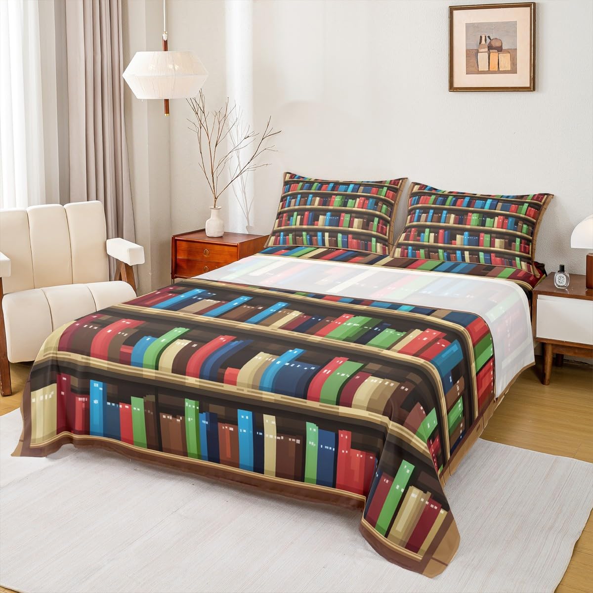 Drap pixel pour grand lit solution déco chambre gamer ado