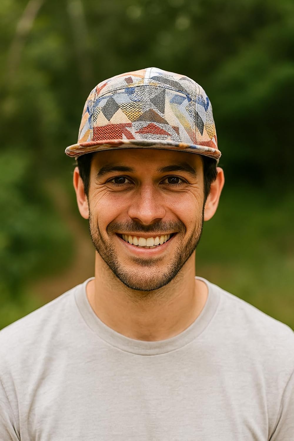 5 Panel Camper Hat | Multi-Color Unique Designs | Caps for Men & Women | Large or X-Large - Image 4