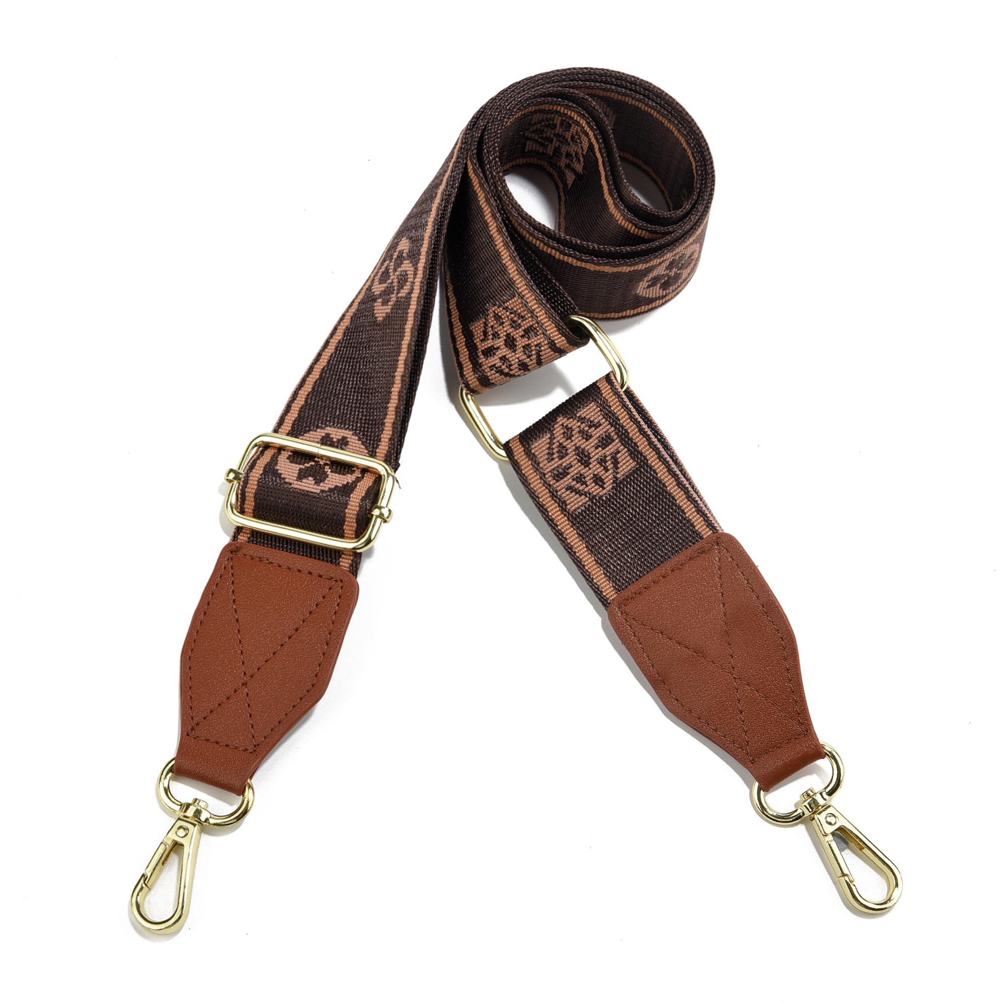 LEMEDE Purse Strap Replacement Crossbody 1.5" Wide Shoulder Strap Adjustable Straps Handbag Strap Replacement Belts