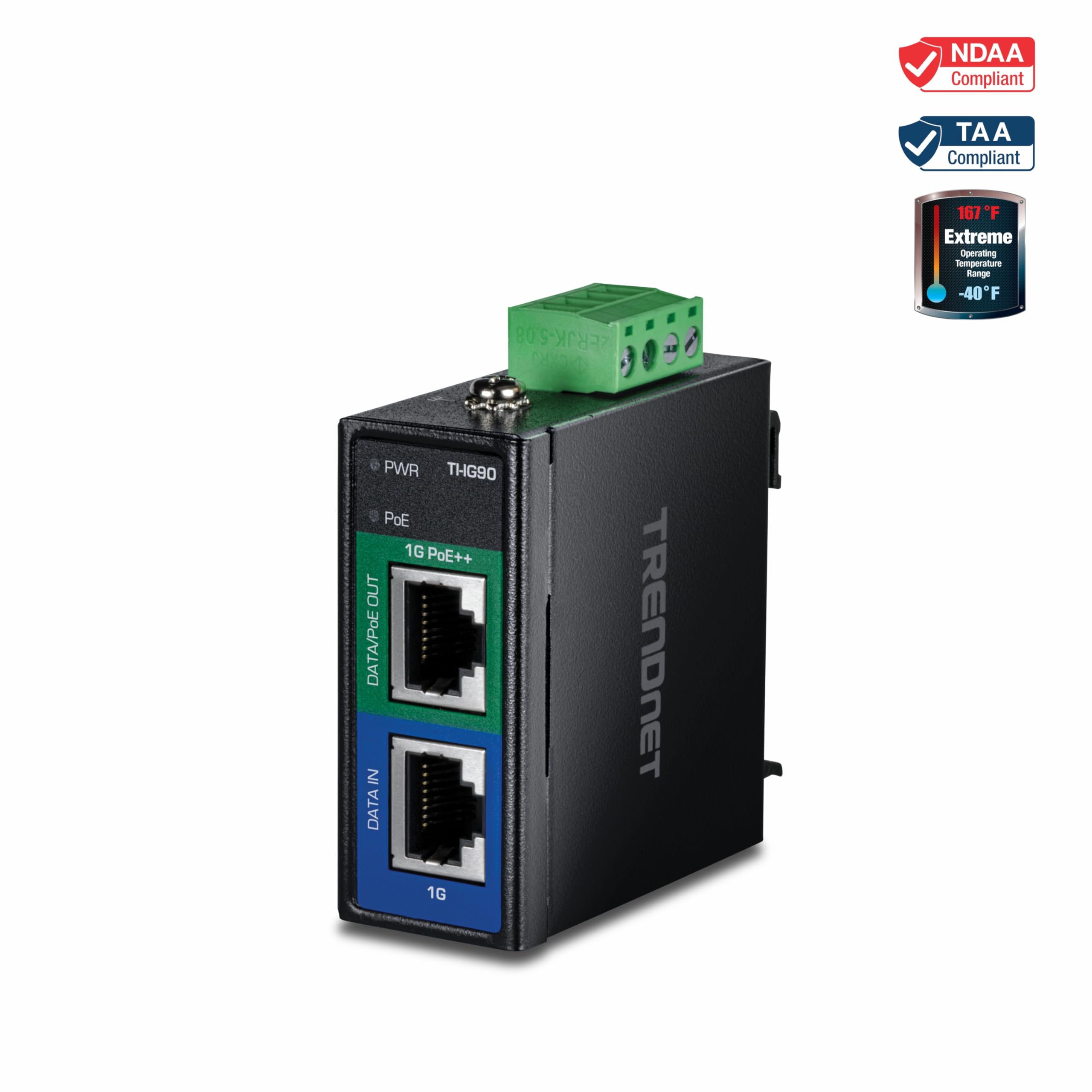 Trendnet Adaptador e inyector de PoE Gigabit Ethernet