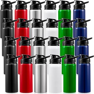 Foaincore 24 Pack Bulk Water Bottles 17 oz Aluminum Reusable Sports Bottles, Employee Appreciation Gifts for Team, Coworker, Staff, Office, Christian Charity Donation Supplies