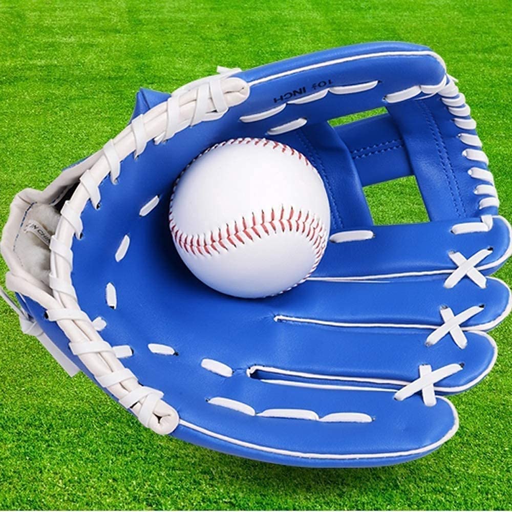 Gant De Baseball Riveryy 12,5 Pouces - Cuir PU Souple Pour Enfants & Adultes Débutants - Bleu