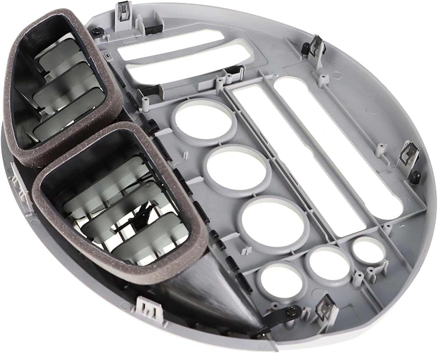marddpair Instrument Gauge Panel Center Console Dashboard Cover Bezel Replacement forNissan Quest 2004-2005 Replacement for 68260-5Z000 682605Z001 Gray