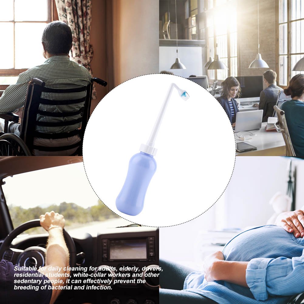 Fdit 450Ml Bidet Portátil Rociador De Viaje Mano Botella Vacía Higiene Limpieza Personal Lavado Aerosol Ducha Bañobotella De Higiene Socialme-Eu