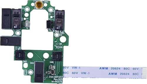 BestParts Reemplazo de placa base para interruptor de mouse + microinterruptor + cable de repuesto para mouse inalámbrico Logitech G502 Lightspeed