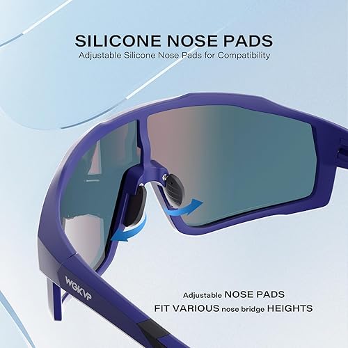 Miniatura 5 de Polarized Sports Sunglasses for Men and Women, UV400 Protection, Running and Cycling glasses