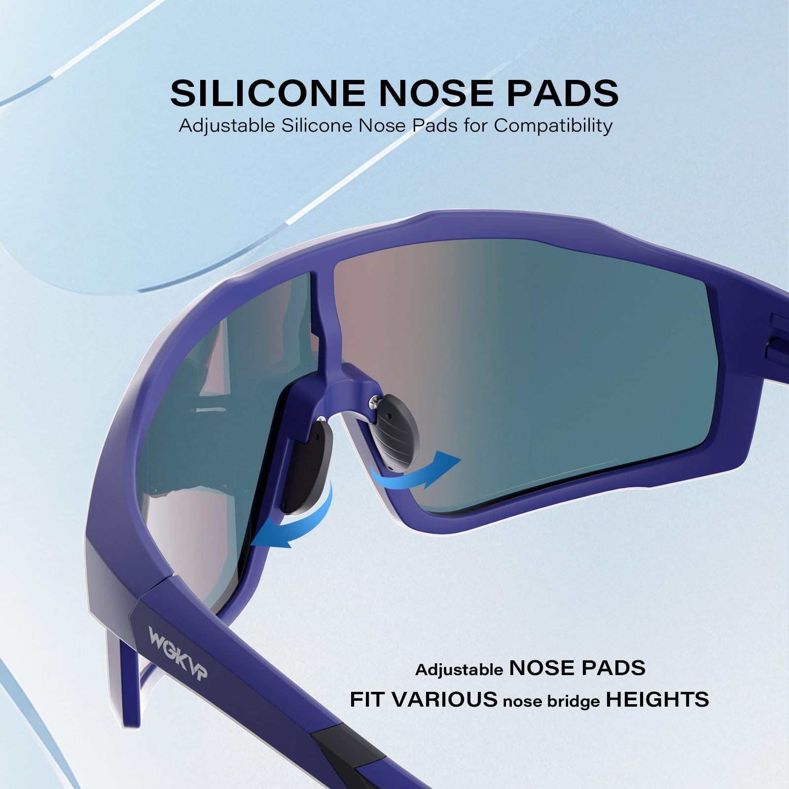 Gafas de sol deportivas polarizadas, protección UV400, espejo HD, gafas de ciclismo para hombres y mujeres, al aire libre, pesca, béisbol