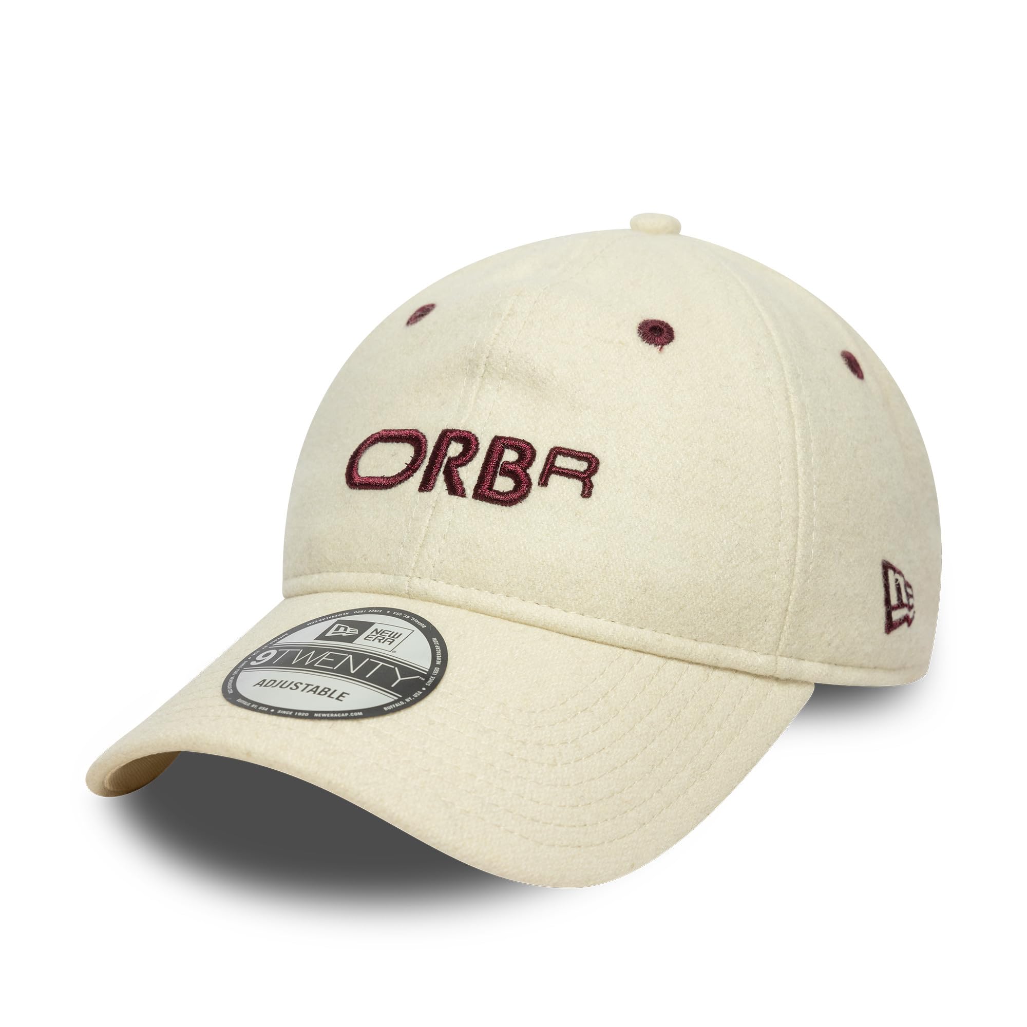 New Era Red Bull Racing F1 Team, Official 2025 Merchandise, ORBR Logo, Baseball Cap, Cream, Adjustable