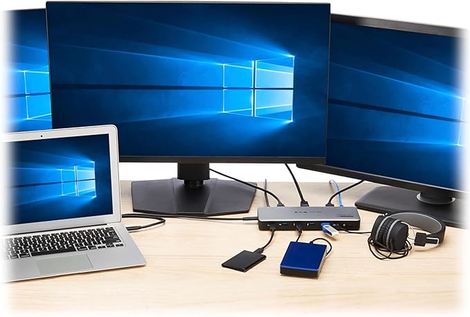 Eaton Tripp Lite Docking Station USB C para Laptop 3 Monitores 4K miniatura 2