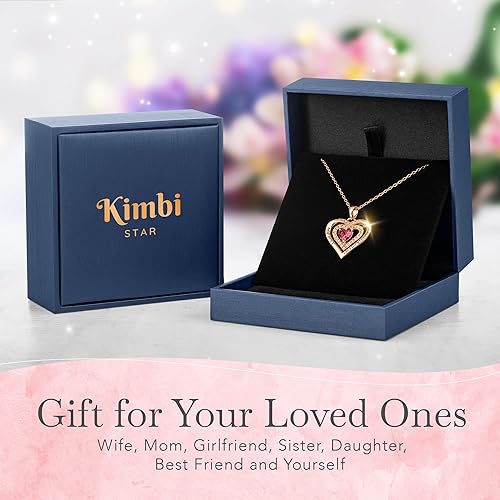 Miniatura 5 de Collar de plata de ley 925 chapada en oro de 18 quilates, regalos de cumpleaños para esposa, regalos de mamá para cumpleaños, regalos de amor para