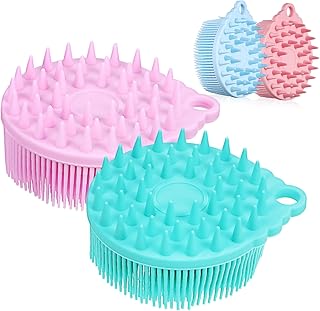 Healeved 4 Peças Esfrega O Corpo Esfrega O Chuveiro Para O Corpo Escovas De Banho Escova Para O Chuveiro Escova De Banho De Silicone Escova De Banho De Silicone Escova De Banho De Sílica