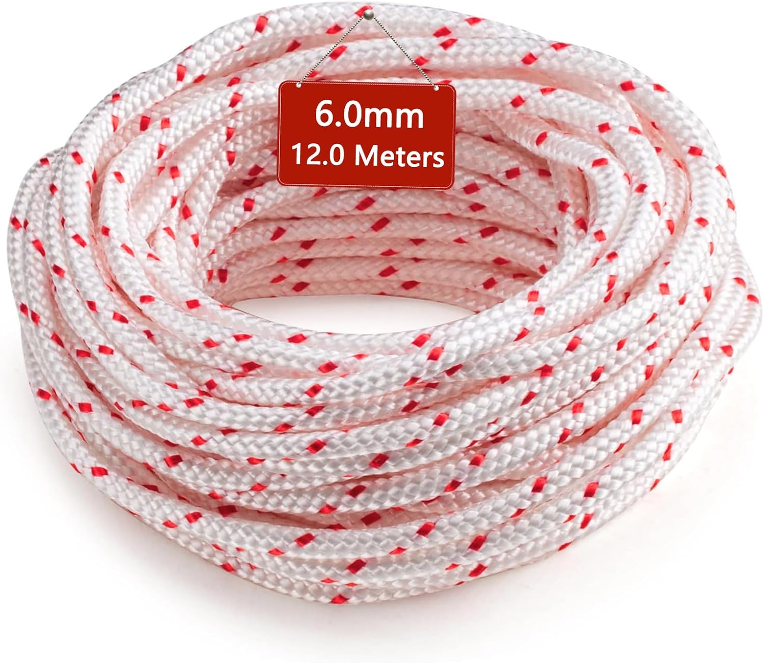 3.5mm 100-Meter Recoil Starter Rope Pull Cord with 5 Pack Handle for Craftsman Chainsaw Lawn Mower Trimmer