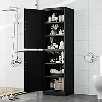 Vista 7 de Ckzbk - Armario de almacenamiento, 67 pulgadas, con bloqueo de herramientas, casilleros para escuela, dormitorio, gimnasio, oficina en casa, entrada