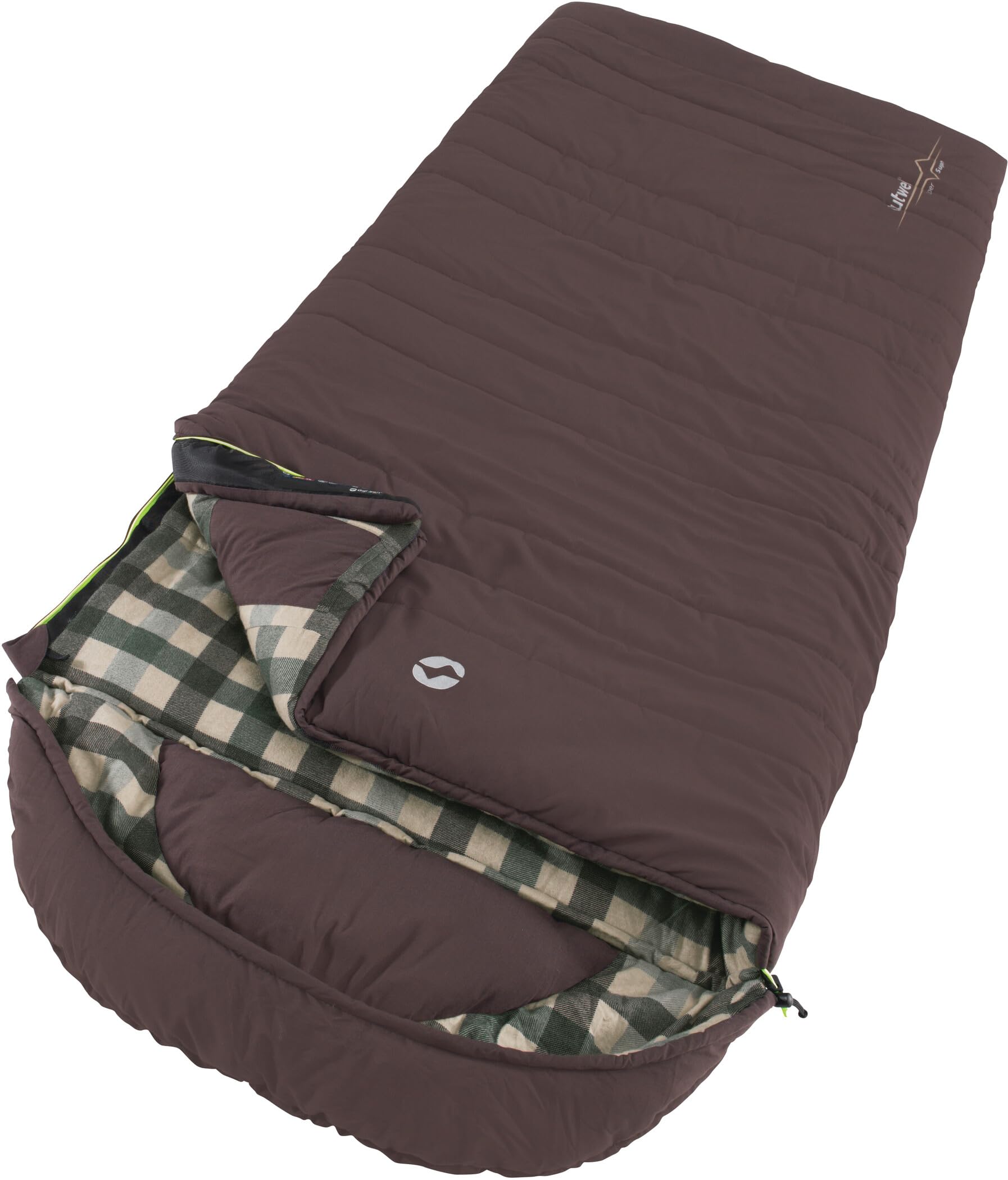 Outwell Camper Supreme Schlafsack, Crem.izq, grau, Einheitsgröße Sport & Freizeit