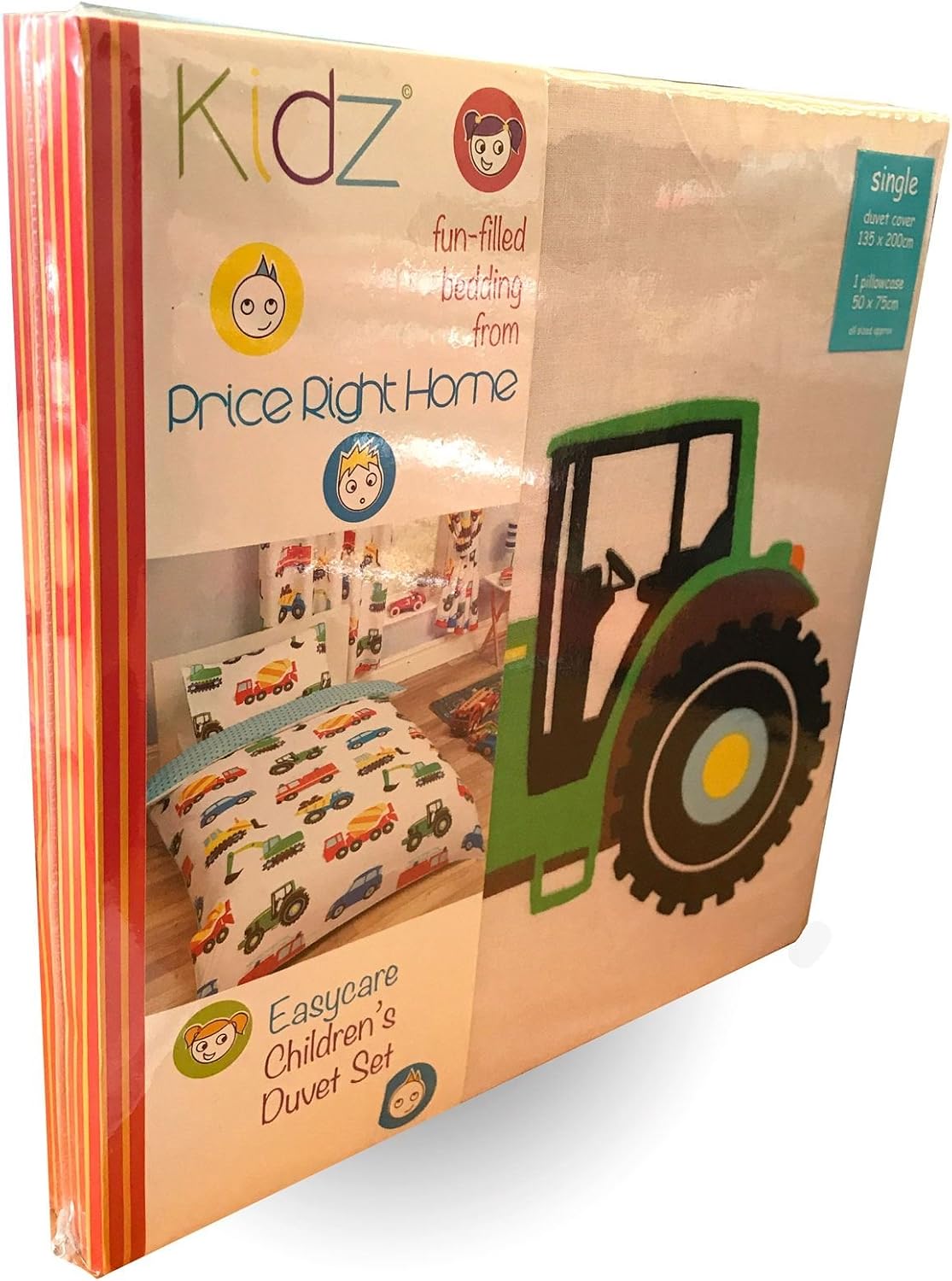 Price Right Home Trucks and Transport Bedroom Range Kids, Duvet Cover Set - Image 5