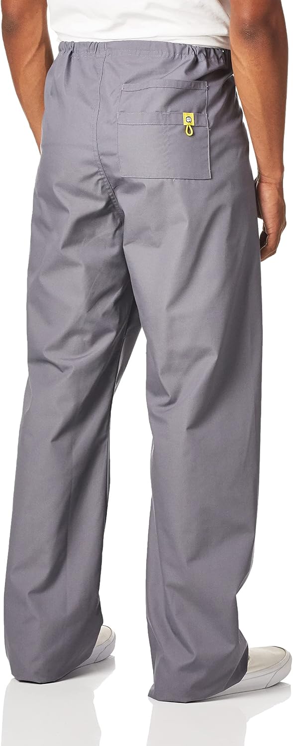 WonderWink Tall The Papa Unisex Seamless Scrub Pant, Pewter, Large