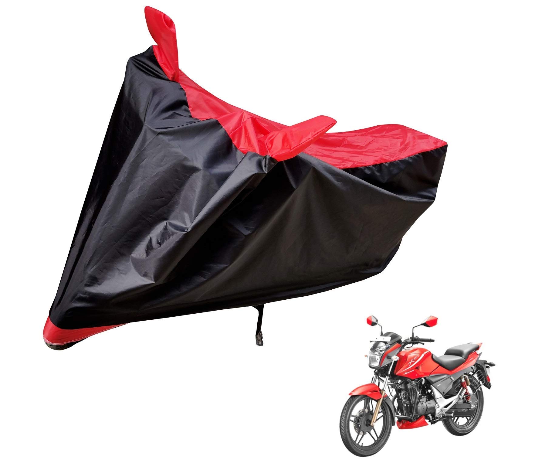 Auto Hub Water Resistant, Dustproof Bike Body Cover for Hero Xtreme Sports - Black/Red (B08R66LH9J) Amazon Price History, Amazon Price Tracker