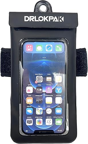 DRLOKPAK Funda impermeable para teléfono, brazalete para surf, bolsa seca flotante impermeable para iPhone 15 14 13 12 Pro Max XS Plus Se Galaxy S23