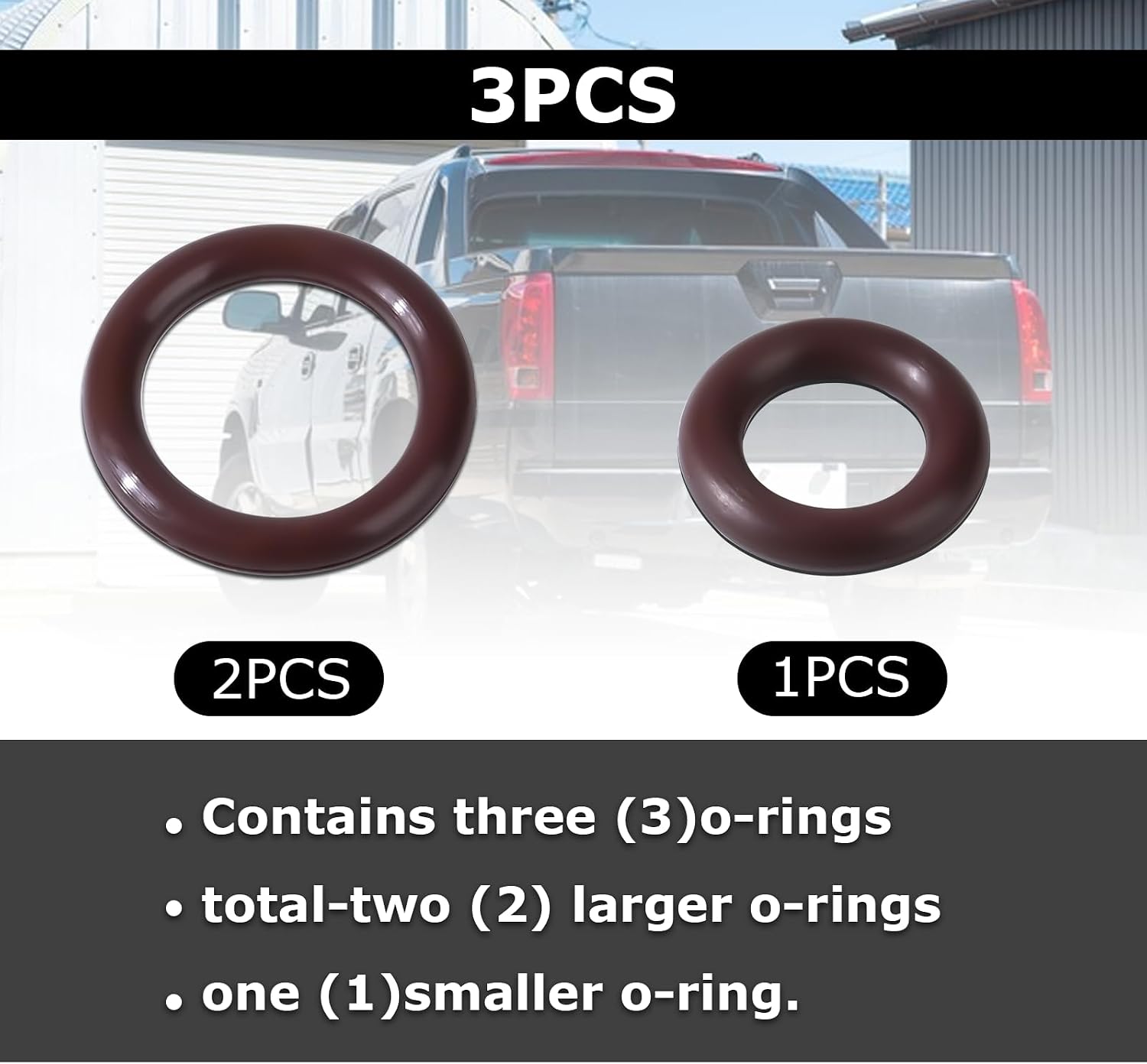 17113552 Fuel Injection Fuel Rail O-Ring Kit with 3 O-Rings Compatible with Popular GM and ACDelco Vehicles from 1999-2007 Including Chevrolet, GMC, Pontiac, and Oldsmobile Models.