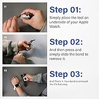 Vista 5 de La herramienta de cambio de correa de reloj Ultra1&2 compatible con Apple Watch es el accesorio perfecto para los usuarios. El diseño ergonómico