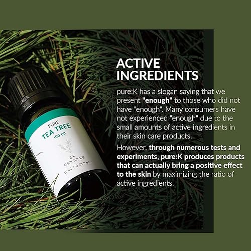 Miniatura 4 de Juego de 2 aceites de árbol de té puro 100 % puro, concentrado de aceite de árbol de té, cuidado de sebo, para pieles sensibles, ingredientes