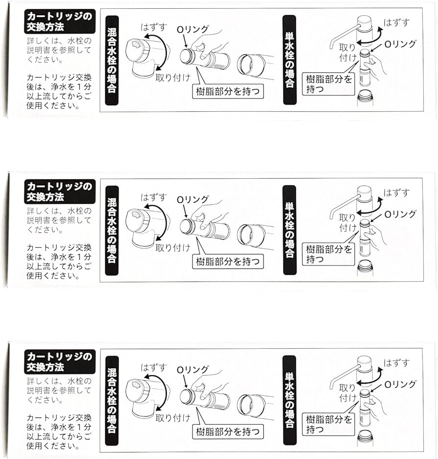 Amazon | 浄水器水栓 交換用カートリッジ 対応KVK/PZS160 システム