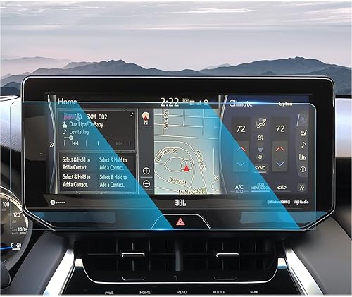 Miniatura 27 de CDEFG Protector de pantalla para Toyota RAV4 2023-2025 - Vidrio templado 9H HD de 10.5 pulgadas - Accesorios de pantalla táctil RAV4