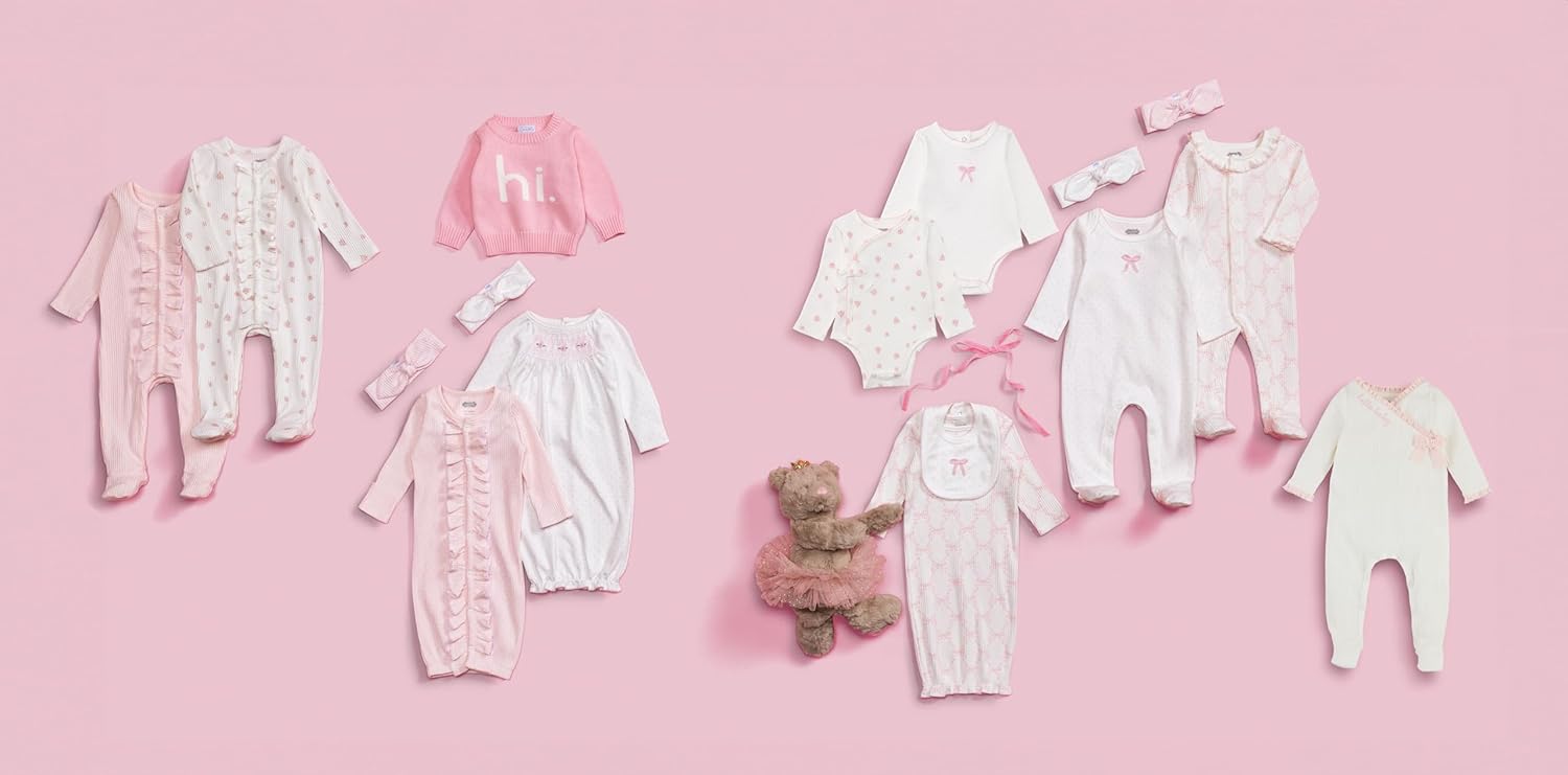 Mud Pie Girls Baby Dot Print Sleeper - Image 2