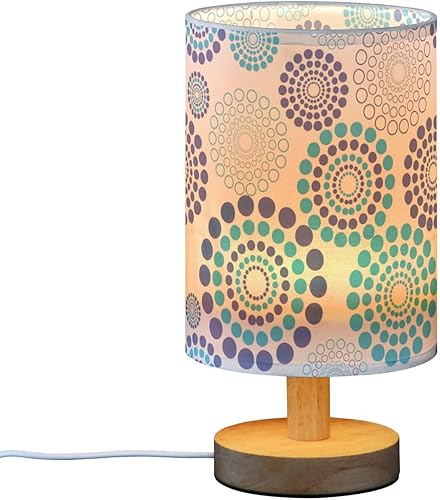 Miniatura 2 de Yuiboo Table Lamp Stylish Colored Modern Blue Dot Modern Lamps Modern Night Light for Boys Home lámparas para mesa de Noche