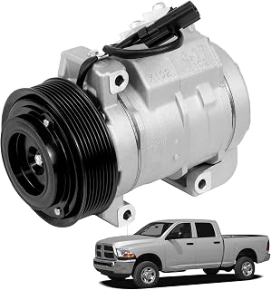 55111444AB AC Compressor Air Conditioner Compatible with Dodge Ram 2500 3500 5500 2010-2015 & for 4500 5500 2011-2015(L6 6.7L)Replace RL111444AB RL11144AB 178313