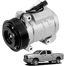 55111444AB AC Compressor Air Conditioner Compatible with Dodge Ram 2500 3500 5500 2010-2015 & for 4500 5500 2011-2015L6 6.7LReplace RL111444AB RL11144AB 178313