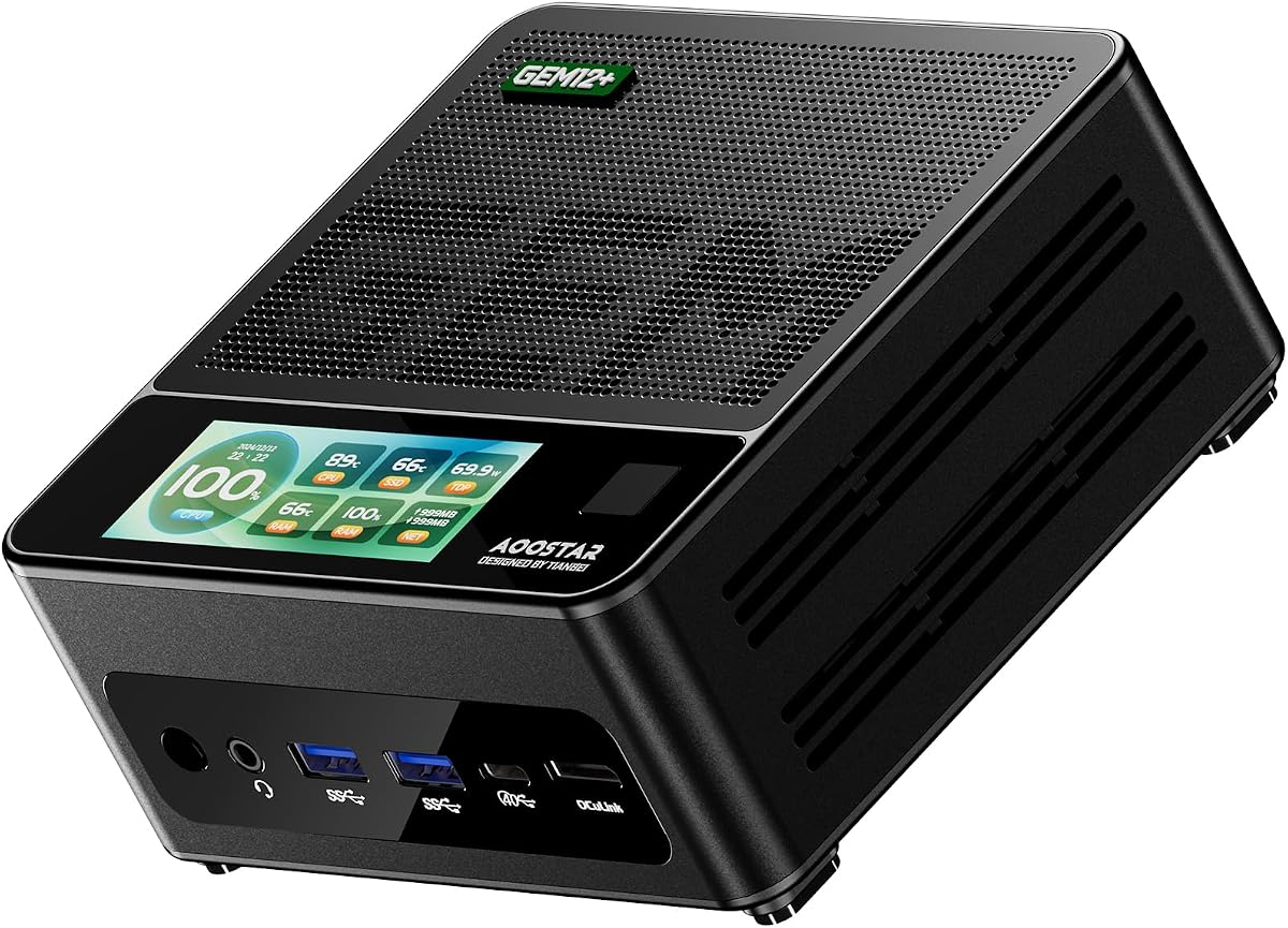 AOOSTAR GEM12 + PRO AMD R7 PRO 8845HS Mini PC
