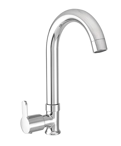 10x Swan Neck ST-9889 for Kitchen/Bathroom Table Mounted (Silver)