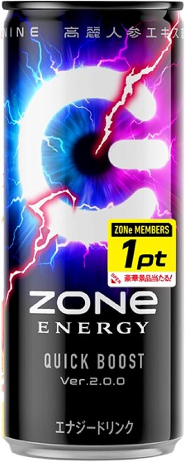 Amazon.co.jp ZONe(ゾーン) ENERGY QUICKBOOST Ver.2.0.0 エナジードリンク 240ml×30本