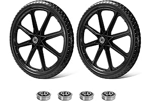 Rubbermaid Cart Wheels Flat Free Tire Upgrades