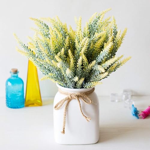 Vista 67 de Cattree - Arbustos artificiales, hierba de plástico, plantas artificiales para boda, interior, exterior, hogar, jardín, terraza, cocina, oficina