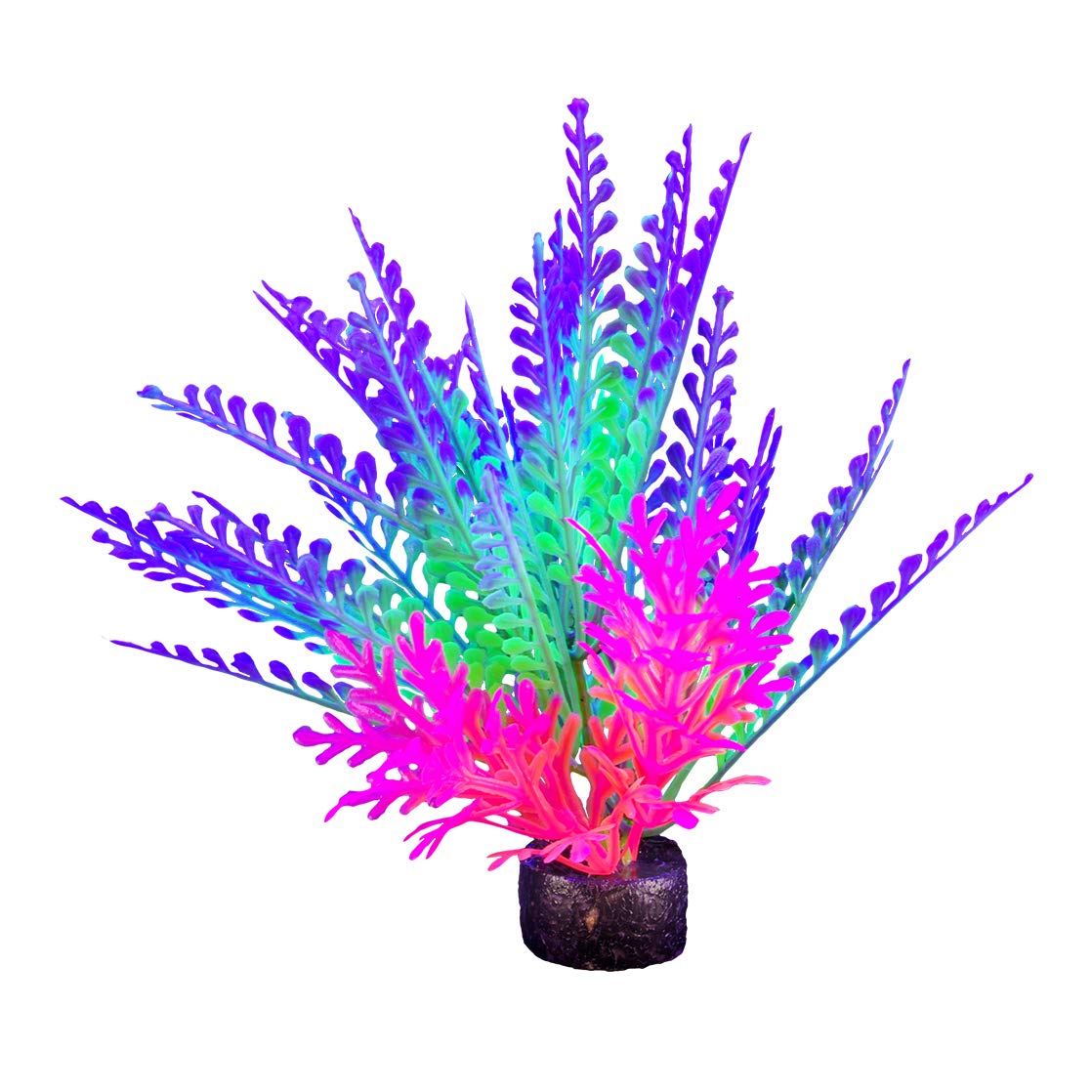 B&Q -  Purple Haze Fern Plant Aquarium Decoration