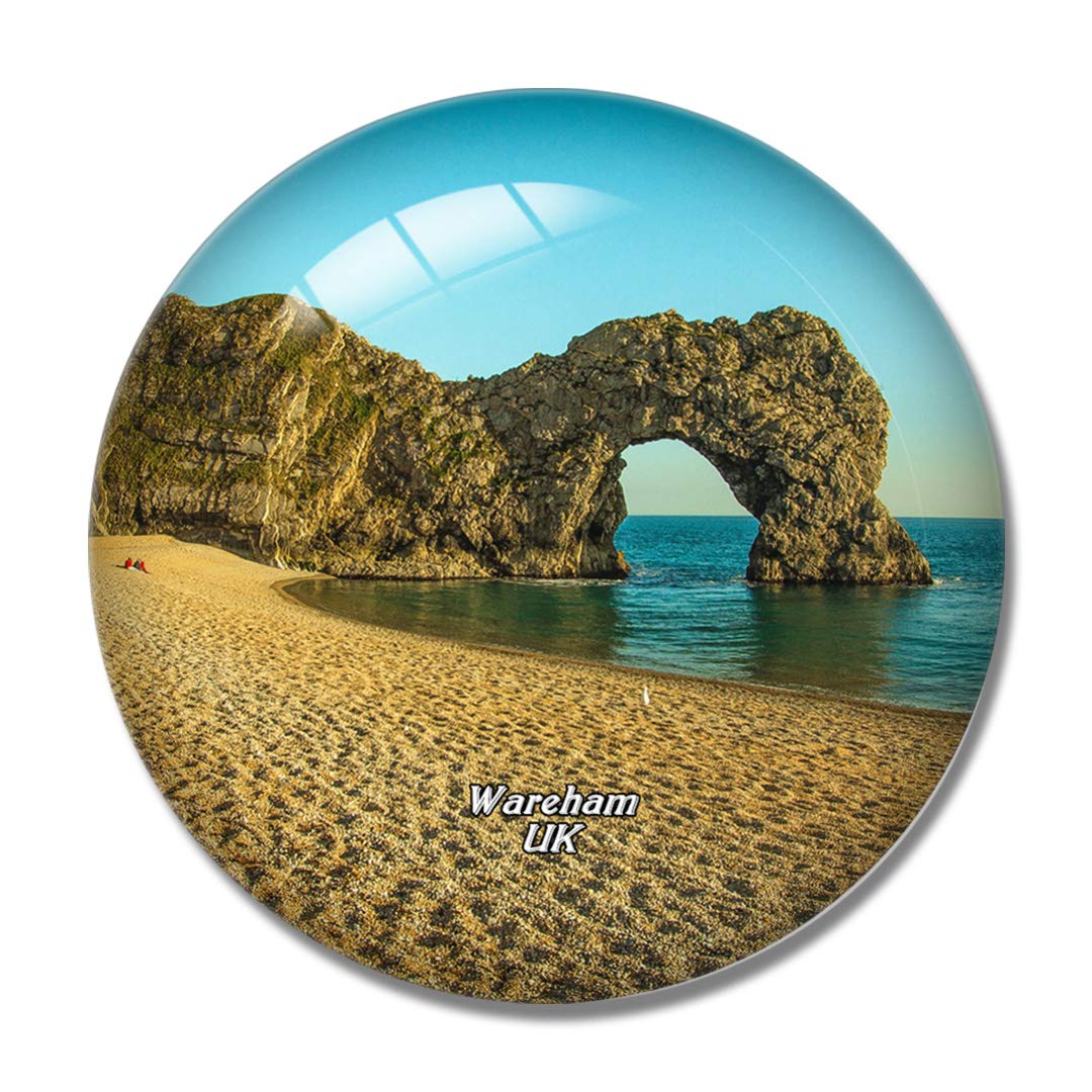 UK England Wareham Lulworth Cove and Durdle Door 3D Fridge Refrigerator Magnet Whiteboard Magnet Souvenir Crystal Glass