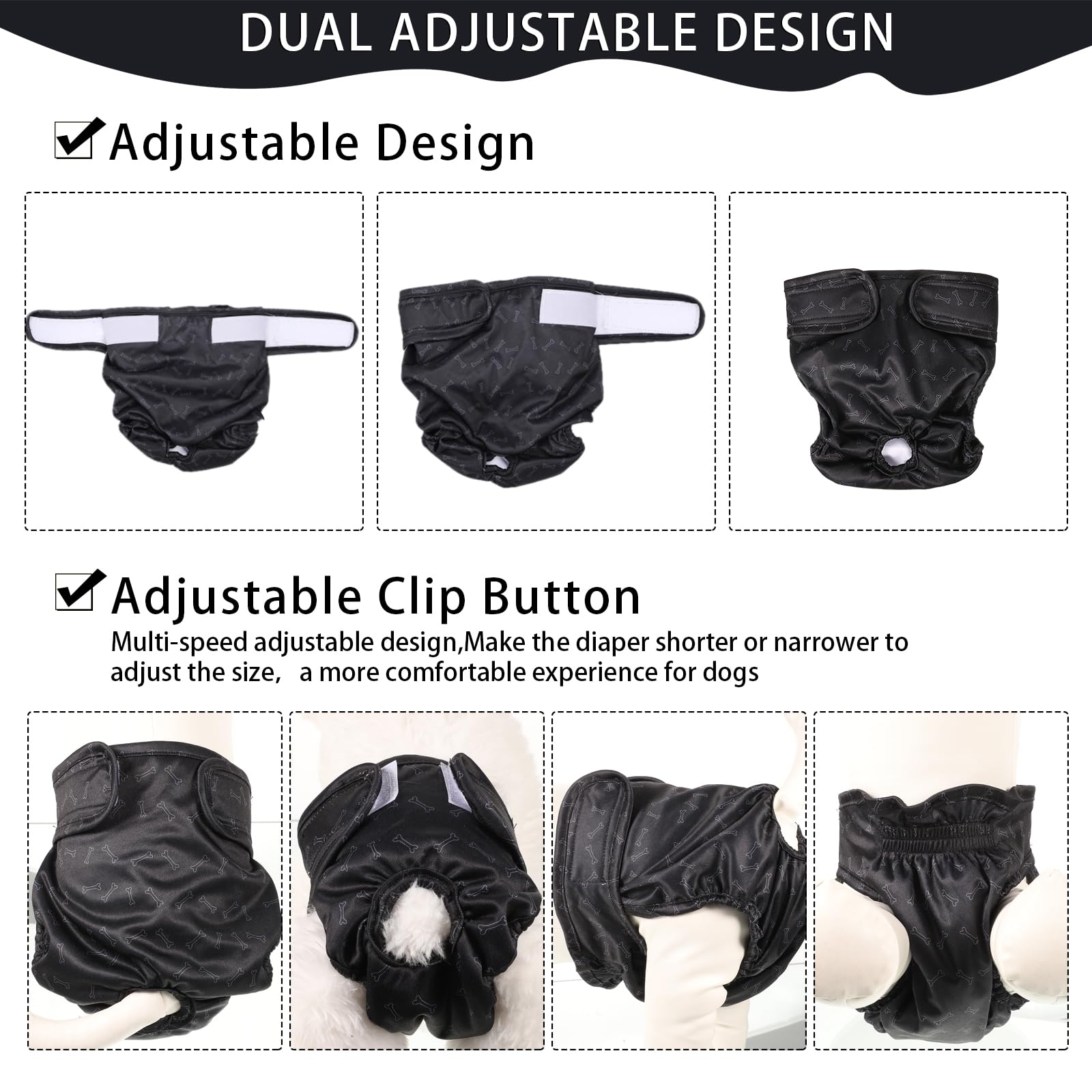 Medo 3 Packs Dog Nappies - Image 3