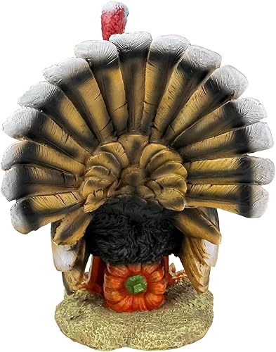 Miniatura 4 de Design Toscano QM2373100 Estatua de Pavo Norteamericano, a todo color, Pequeña
