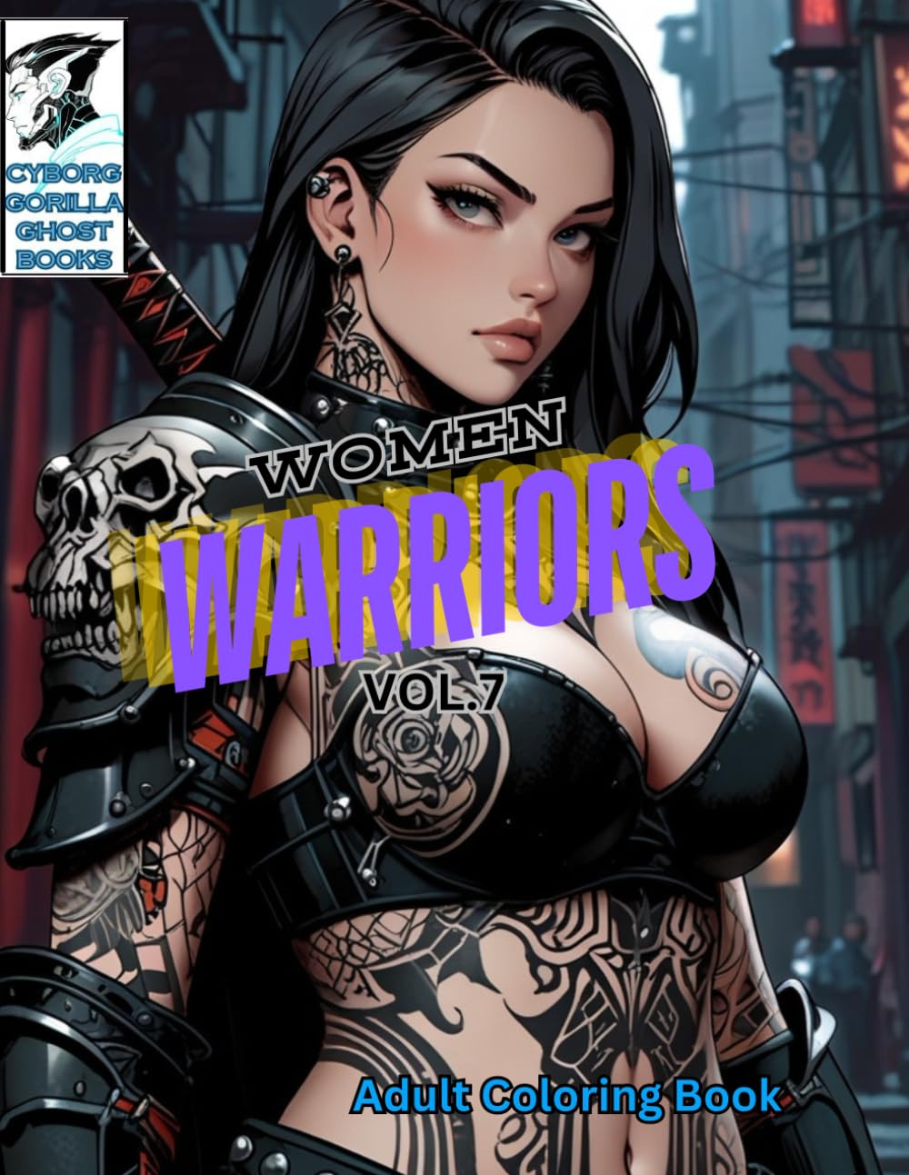 WOMEN WARRIORS VOL.7: ADULT COLORING BOOK