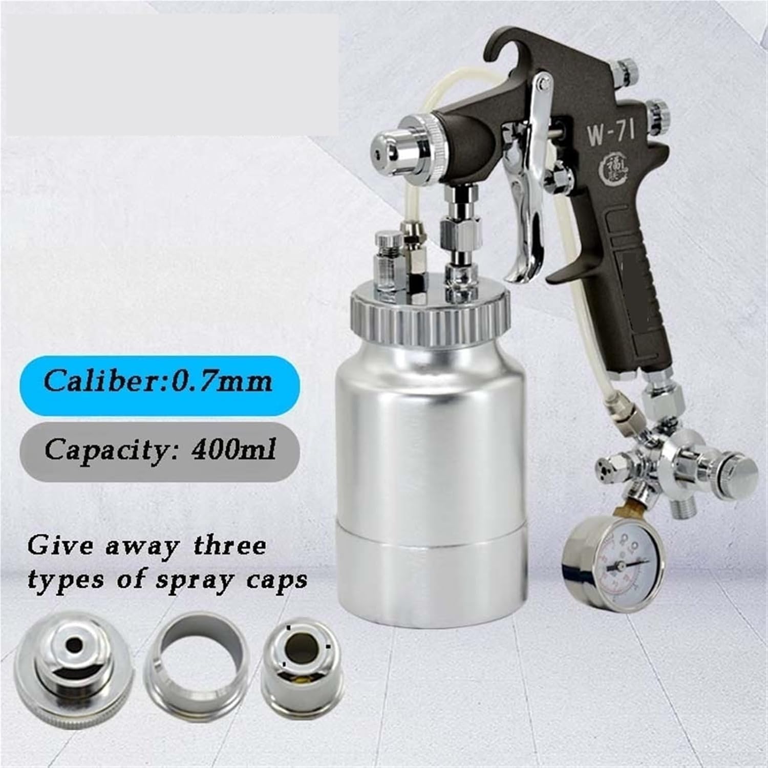 SGD-71 Paint Spray Sprinkle Drying and Wire Drawing Shoot A Spray(Caliber 0.7mm(400ml))
