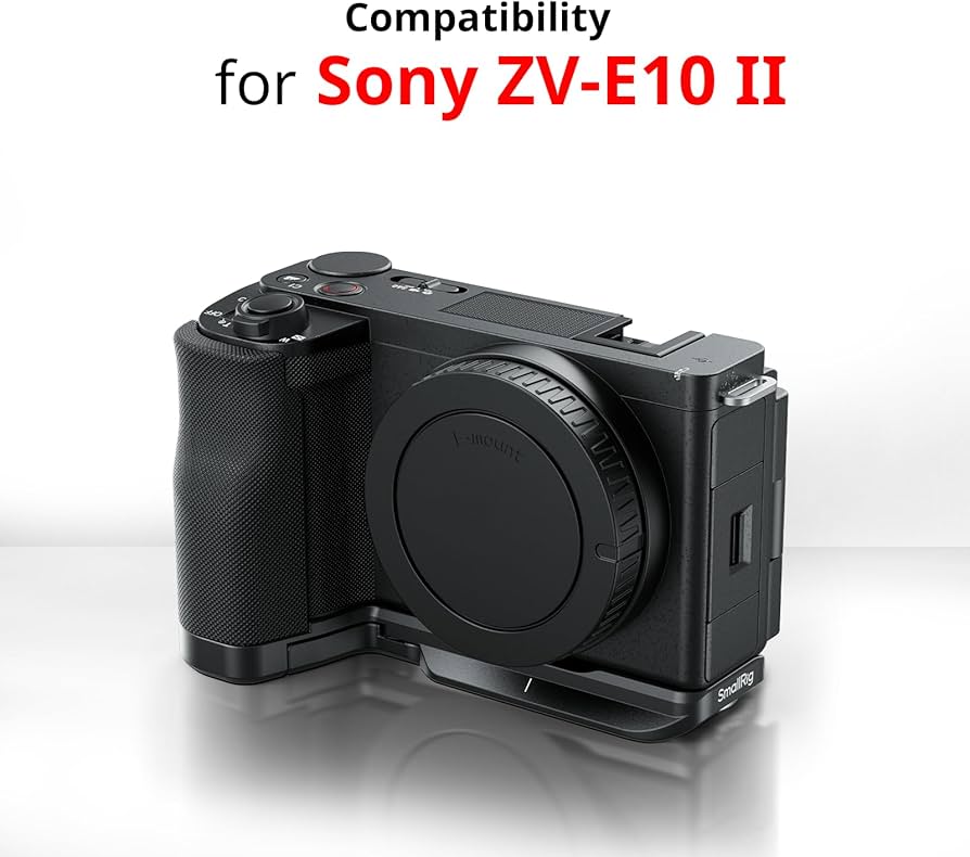 SONY ZV-E10 ＋ 周辺機器 Amazon.com : SmallRig ZV-E10 II L-Shape Plate with Silicone Handle