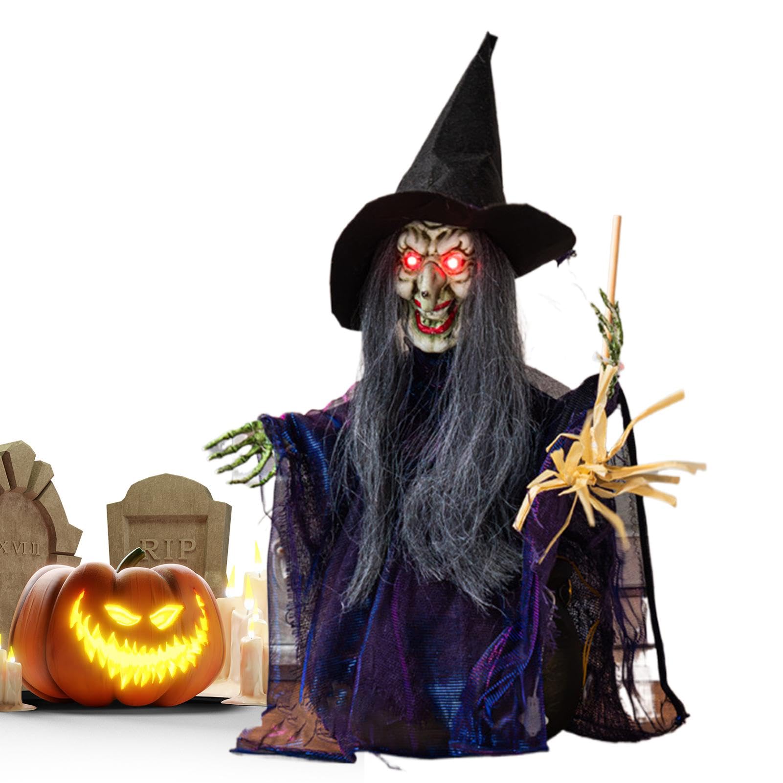 Decorazioni per streghe di Halloween all'aperto, Decorazioni per streghe