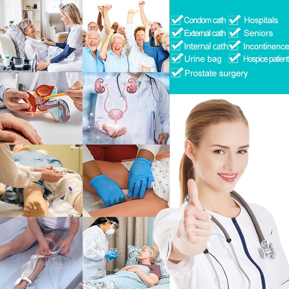 Reusable Cath Guide Snapklik.com : Reusable Male External Catheter Strap Leak Free Cath ...